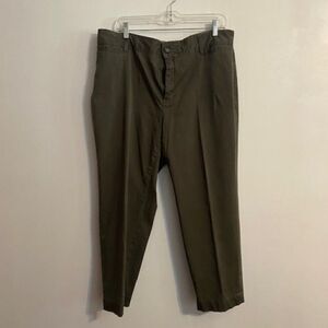 Banana Republic Olive Cropped Pants